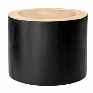 Blora <b>Trunk</b> Side <b>Table</b> From Solid Teak Root Wood Wabi-Sabi Design Living Room Furniture Easy Assembly - Product Image 1