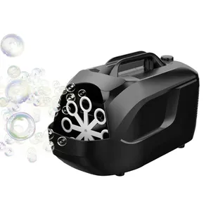 Batterijen Of Usb Opladen Outdoor Bruiloft Feest Automatische Koffer Bubble Burbujero Blower Grote Bubble Machine Met Lichte Muziek