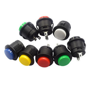 Interruptor de Botón Pulsador R13-507 de 16mm, Auto-rearmable, de Encaje a Presión, 1NO, Terminal de Tornillo, IP40, Plástico - Product Image 4