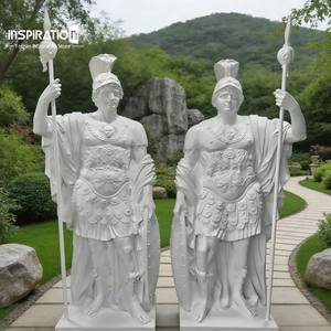 Statue de <span class=keywords><strong>Nike</strong></span> en béton préfabriqué pour le jardin commémoratif de la victoire, sculpture de jardin européenne en pierre composite - Product Image 3