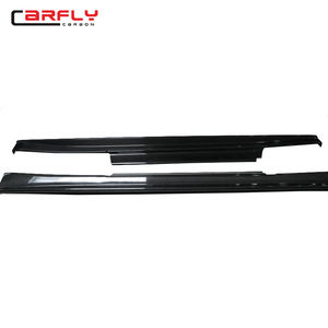 Estilo ZELE para Nissan GTR R35 Extensiones de faldas laterales de fibra de carbono completas Fit 2008-2024 - Product Image 3