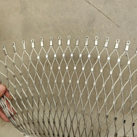 Maille de câble métallique flexible en acier inoxydable SS304 316 pour clôture de volière, balustrade, filet anti-suicide, conforme CE ISO, finition oxyde noir