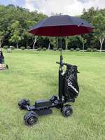ESWING Stock entrepôt US Livraison gratuite Trottinette de golf électrique 2400W avec siège et parapluie, Buggy de golf 18 trous