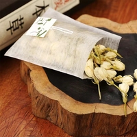 Sachets de thé en maille PLA à pliage inversé, 100 % compostables en fibre de maïs, sachets filtrants vides pour thé en vrac et tisanes