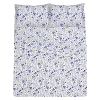Ensemble de draps de lit frais et imperméables imprimés de luxe en microfibre brossée extra douce avec taies d'oreiller plates