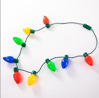 Collier Ampoule Lumineuse – Accessoire de Noël, Fêtes, Halloween – Cadeau de Fête pour Hommes et Femmes – Décoration Amusante