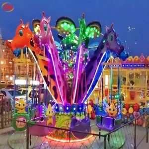Juegos Mecánicos para Niños para Centros Comerciales/Fiestas de Cumpleaños, Lindos Juegos Mecánicos de Jirafa Voladora en Oferta - Product Image 5