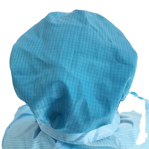 98% Polyester + 2% Dây Dẫn Điện Nhà Máy Điện Tử Phòng Sạch Mũ Chống Tĩnh Điện Mũ Công Nhân ESD, Mũ Làm Việc ESD Mũ Sạch ESD @ - Product Image 4
