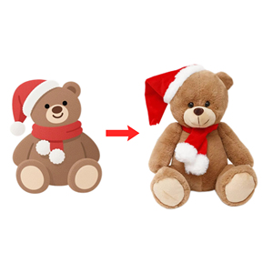 Orsacchiotto Gigante Grigio Stile Kawaii Personalizzabile all'Ingrosso, <span class=keywords><strong>Peluche</strong></span> Adatto ai Neonati, Animale <span class=keywords><strong>di</strong></span> <span class=keywords><strong>Peluche</strong></span> Imbottito, Regalo <span class=keywords><strong>di</strong></span> Natale - Product Image 1