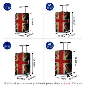 Bagagehoezen Afdrukbare Beschermer Elastische Koffer Beschermer Met Logo - Product Image 3