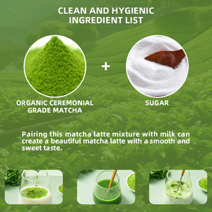 Polvo de Matcha Latte Instantáneo al por Mayor <span class=keywords><strong>con</strong></span> Servicio de Etiqueta Privada, Sabor Cremoso y Rico para Cafeterías, Tiendas y Marcas en Línea - Product Image 3