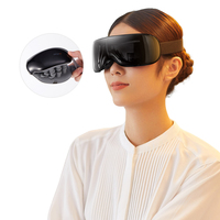 Équipement de massage des yeux électrique, portable, pliable, automatique, intelligent, relaxant, anti-fatigue, avec musique et chaleur