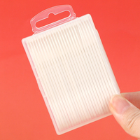 Promotion d'usine WEISHENG, boîte de cure-dents en fil dentaire, porte-cure-dents en fil dentaire portable, étui en plastique personnalisé pour fil dentaire avec crochet
