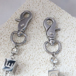 شعار مخصص معدن الفولاذ المقاوم للصدأ الزركون مكعب النارد رسالة بانك بنطلون جيب مخصص السراويل المحفظة الجينز سلسلة للرجال - Product Image 3