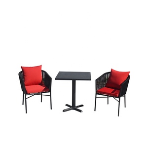 Muebles Modernos para Patio Exterior, Mesa y Sillas de Comedor con Cojines - Product Image 1