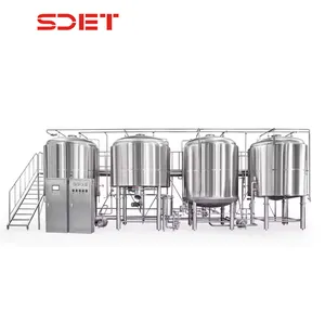 Craft beer brewing attrezzature commerciali di grandi dimensioni fabbrica di birra 1000L 2000L 3000L 5000L 10000L 12000L per ogni lotto