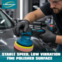 Polisseuse à double action pour le polissage automobile, polisseuse électrique durable 21V pour pierre, métal, sol, avec tampon de polissage