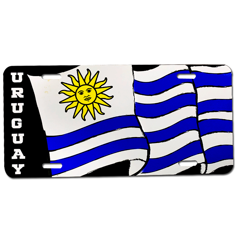 Custom Design Decorative Custom License Plate Aluminum Car License Plate Wholesale Embossed Logo License Plates