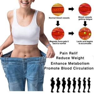 Consegna Rapida, Basso MOQ, Regalo <span class=keywords><strong>per</strong></span> Coppie, Braccialetto Magnetico a Cuore in Acciaio Inossidabile Stile Classico Arcobaleno - Product Image 4