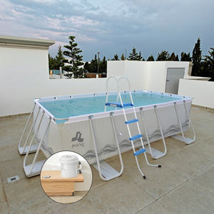 <span class=keywords><strong>Piscine</strong></span> rectangulaire à cadre en acier B02 3x2.07x0.65m <span class=keywords><strong>Jilong</strong></span> Avenli 17771 Passaat Gris pour Famille et Professionnels - Product Image 2