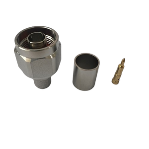 Precio de fábrica Conector Macho Hexagonal Conector tipo N Cable de comunicación de crimpado RG8 RG213 - Product Image 4