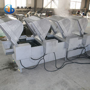 Machine industrielle de lavage, blanchiment et refroidissement pour légumes-feuilles et fruits, avec quatre bacs, du fournisseur de premier plan - Product Image 1