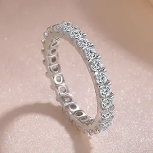 Kız tasarım büyük doğum 925 ayar gümüş mücevher takı kadınlar için kristal rhinestone birthstone doğal taş taş yüzük