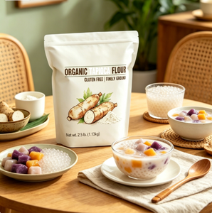 Almidón de Tapioca Orgánico 100% Puro, Sin Gluten, Sin OMG, Harina de Yuca de Grado Alimenticio, Venta al Por Mayor - Product Image 5