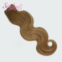 Extensions de cheveux 100% naturels non traités, tissage Genius, ondulés, toutes longueurs, couleur personnalisée, qualité supérieure
