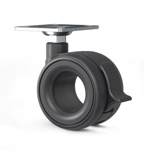 Atacado de alta qualidade de 3 polegadas móveis domésticos oco rodas PU cadeira de escritório rodízio oco Hubless produtos personalizáveis - Product Image 3