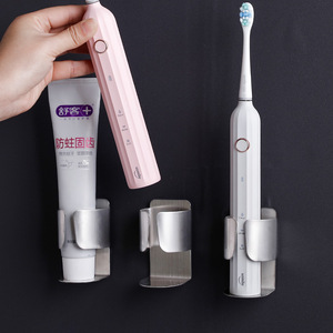Organizzatore di fermi per spazzolino da denti in acciaio inossidabile 304 accessori per il bagno in metallo autoadesivo portaspazzolino elettrico senza punzonatura - Product Image 6