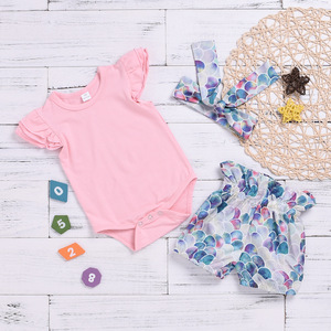 Venta al por Mayor de Conjuntos de Ropa para Niños, Estilo Nuevo, Camisetas y Pantalones Ajustados para Bebés y Niñas - Product Image 3