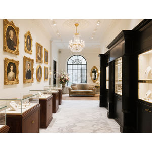 Présentoirs de comptoir personnalisés Kiosque à <span class=keywords><strong>bijoux</strong></span> de luxe Vitrine Vitrine Magasin de détail Centre commercial Armoire Présentoir en verre - Product Image 4