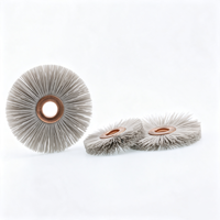 Brosse abrasive en oxyde d'aluminium avec centre en cuivre pour le débavurage et le polissage industriel, non-abrasive pour pièces de précision