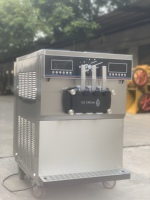 IJsmachine 48-50L/H Dubbele Compressor Soft Serve IJs Maker Tafelmodel Commerciële IJsmachine