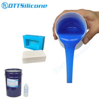 Le caoutchouc de silicone liquide pour le moule de Plater/Gepsum faisant le caoutchouc de silicone RTV-2