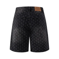 Shorts Denim Délavés Tendance, Imprimés Personnalisables OEM, Style Décontracté Été