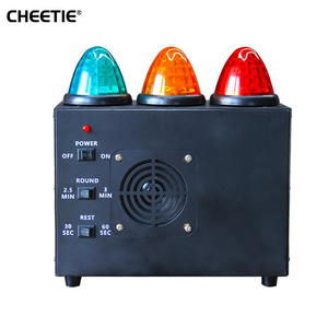 Minuteur de <span class=keywords><strong>boxe</strong></span> CHEETIE, indicateurs LED vert/orange/rouge, modes d'entraînement réglables, idéal pour les rings de <span class=keywords><strong>boxe</strong></span>, les salles de sport MMA - Product Image 1