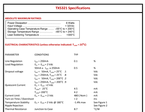 Régulateur de tension hermétique TxMC 0840 TX5321-5 175 ° Composant d'alimentation électrique industrielle résistant aux courts-circuits à haute température - Product Image 3