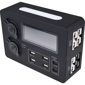 4X4 4WD Accessoires 12V Mini Control <span class=keywords><strong>Hub</strong></span> Box Power Distribution Box Avec 50A Anderson Plug et <span class=keywords><strong>USB</strong></span> Charger Cigarette Socket - Product Image 5