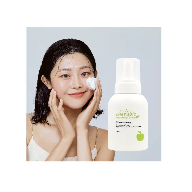 Korean Manufactured Easy Use Cheap price Foaming Cleanser Daily Hand Face Wash Organic Natural Ingredient Liquid Soap Cleanser