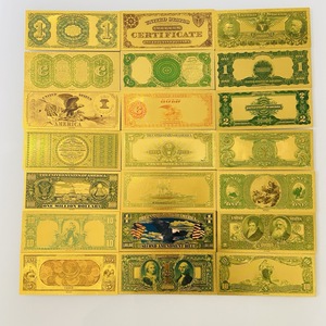 ธนบัตรโพลีเมอร์หุ้มธนบัตรแผ่นฟอยล์สีทอง<span class=keywords><strong>100</strong></span>เหรียญตามสั่ง - Product Image 5