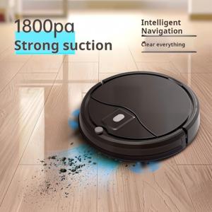 Robot Vacuum Cleaner Battery Powered Plastic Body Edge Cleaning Sweeping and <b>Mopping</b> Household Use - Product Image 5