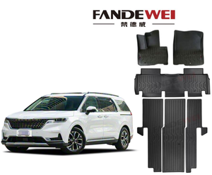 Alfombrilla antideslizante para coche LHD de alta calidad, juego completo 3D, alfombrilla para suelo de coche, alfombra para coche para <span class=keywords><strong>Kia</strong></span> <span class=keywords><strong>Carnival</strong></span> 11 asientos 2025 + - Product Image 3