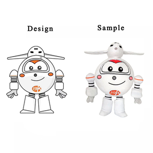 Peluche de Conejo Blanco Personalizado con Orejeras Rosas y Lazo para Diseño de <span class=keywords><strong>Personajes</strong></span> Adorables y Sets de Regalo para Niñas - Product Image 4