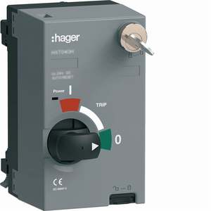 HXT042HK Personalizzabile con operatore motore Hagers 230-240V AC con ripristino automatico e chiave per interruttore h3+ P250 - Product Image 1