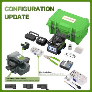 Máquina de Empalme de Fibra Óptica Komshine FX39 con 6 Motores, Alineación de Núcleo, para FTTH, con Medidor de Potencia Óptica y Accesorios - Product Image 6