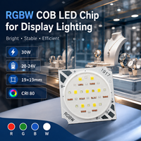 Module LED COB IR 50W 1917 RGBCW, blanc réglable 2700K-6000K, IRC 90, garantie 3 ans, pour magasins commerciaux de luxe et effets scéniques
