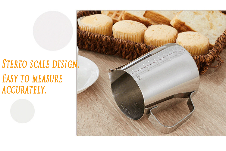 304 Stainless Steel Latte Art Cup/A Graduated Cup For Coffee Shop