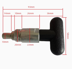 LeGood LGII Plongeurs à ressort rétractables en acier à souder avec poignée en T et mécanisme de verrouillage usinés CNC - Product Image 5